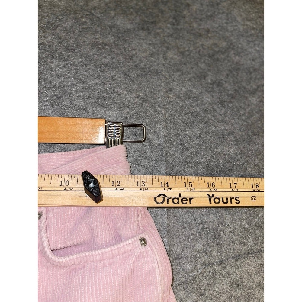 Topshop Pink Corduroy Wide Leg Pants Women's W26 L30 Y2K‎ - Picture 3 of 9